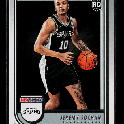 2022 Panini NBA Hoops Jeremy Sochan #239 RC