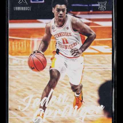 2021 Panini Chronicles Luminance Draft Picks Jaden Springer #95 RC
