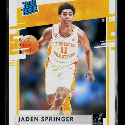 2021 Panini Chronicles Donruss Draft Picks Jaden Springer #45