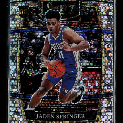 2022 Panini Select Jaden Springer #85 Disco Prizm RC