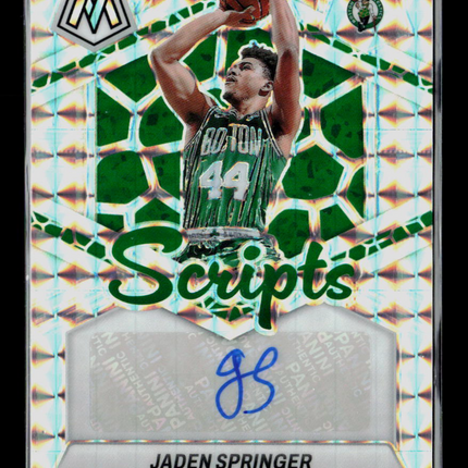 2024 Panini Mosaic Jaden Springer #MS-SPR Auto