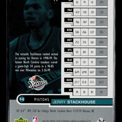 1999 Upper Deck HoloGrFX Jerry Stackhouse #17