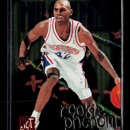 1996 Fleer Rookie Phenom Jerry Stackhouse #7 Hot Packs