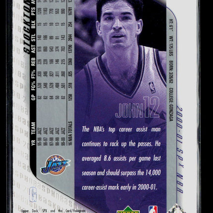 2000 Upper Deck SPx John Stockton #83