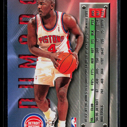 1995 Fleer Metal Joe Dumars #28