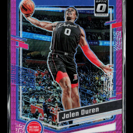 2024 Panini Donruss Optic Jalen Duren #187 Pink Hyper