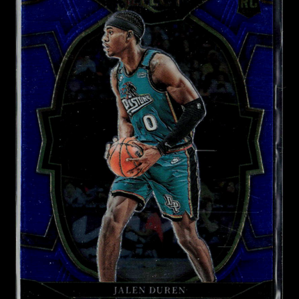 2023 Panini Select Basketball Jalen Duren #98 Blue RC