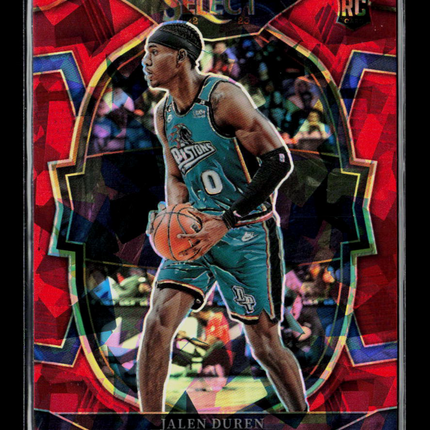 2023 Panini Select Jalen Duren #98 RC Red Ice