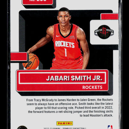 2022 Panini Donruss Jabari Smith Jr. #203