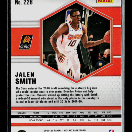 2021 Panini Mosaic Jalen Smith #228 Silver RC
