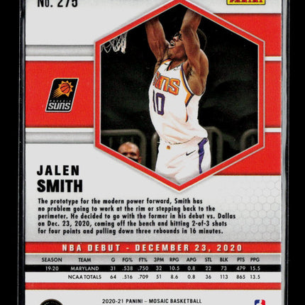 2021 Panini Mosaic Jalen Smith #275 Orange RC