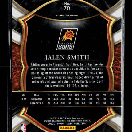 2021 Panini Select Jalen Smith #70 RC