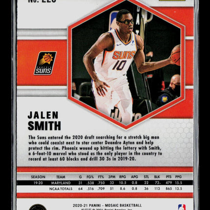 2021 Panini Mosaic Jalen Smith #228 Pink Camo RC