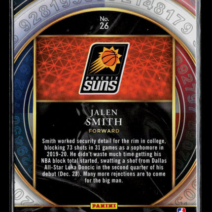 2021 Panini Select Numbers Jalen Smith #26 Red Flash