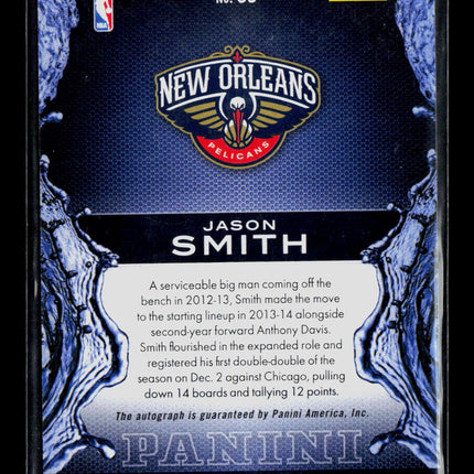 2014 Panini Rising Tide Autographs Jason Smith #33 Auto