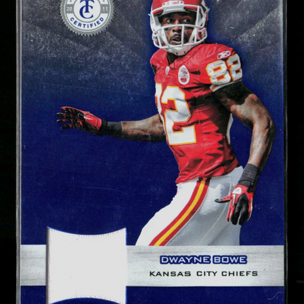 2011 Panini Totally Certified Dwayne Bowe #40 Memorabilia Single-Jersey