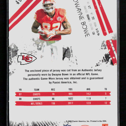 2017 Donruss Rookies & Stars Longevity Dwayne Bowe #49 033/259 Jersey