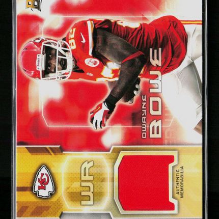 2007 Bowman Dwayne Bowe #22 Relic Jersey
