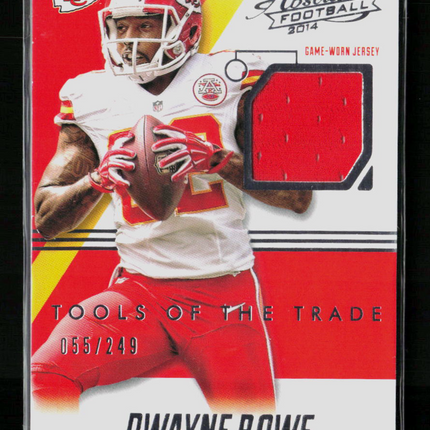 2014 Panini Absolute Tools of the Trade Dwayne Bowe #TT-DB 055/249 Jersey