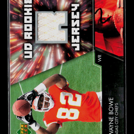 2007 Upper Deck UD Rookie Jersey Dwayne Bowe #UDRJ-DB Jersey