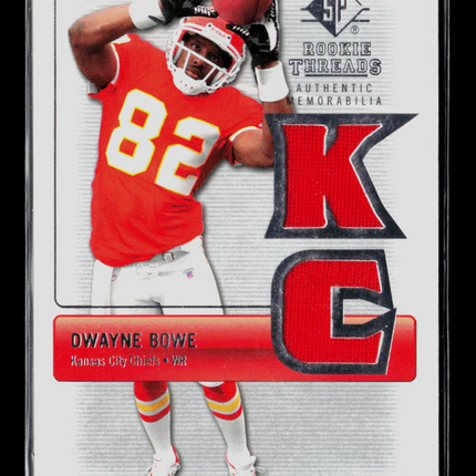 2007 SP Rookie Threads Dwayne Bowe #RT-DB2 Jersey
