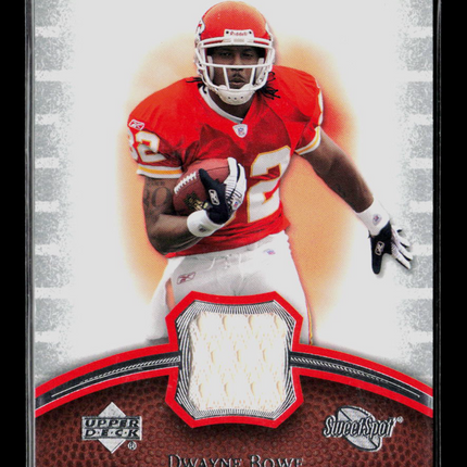 2007 Upper Deck Sweet Spot Dwayne Bowe #SS-BO Memorabilia Jersey