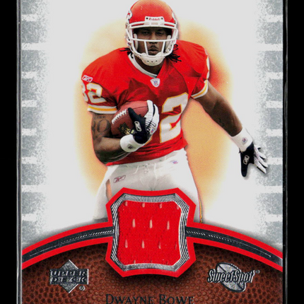 2007 Upper Deck Sweet Spot Dwayne Bowe #SS-BO Jersey