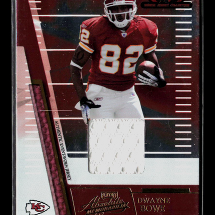 2007 Playoff Absolute Memorabilia Rookie Collection Dwayne Bowe #RJC-10 Jersey