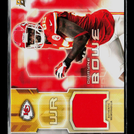 2007 Bowman Dwayne Bowe #22 Relic Authentic Jersey