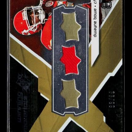 2008 Upper Deck SPx Winning Materials Dwayne Bowe #WM-BO /99 Jersey