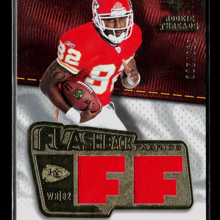 2008 Upper Deck SP Rookie Threads Dwayne Bowe #FF-DB Jersey