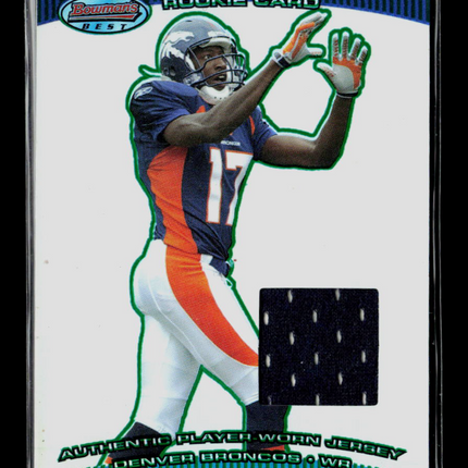 2004 Bowman's Best Darius Watts #122 283/499 Jersey