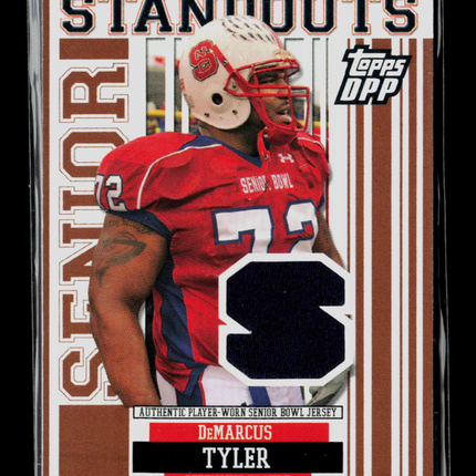 2007 Topps Draft Picks & Prospects DeMarcus Tyler #SS-DT Jersey Relic