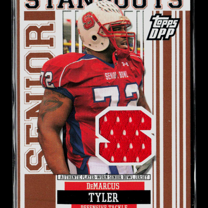 2007 Topps Draft Picks & Prospects DeMarcus Tyler #SS-DT Senior Bowl Jersey