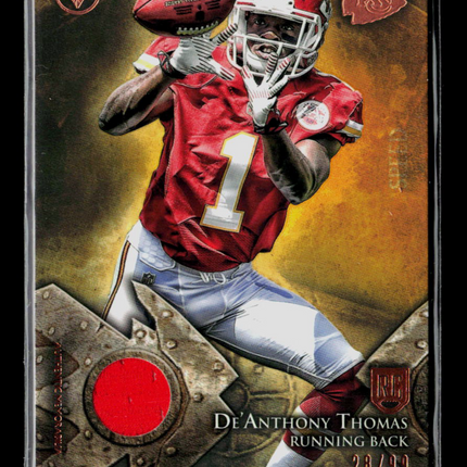 2014 Topps Valor De'Anthony Thomas #VRR-DT 28/99 Rookie Jersey