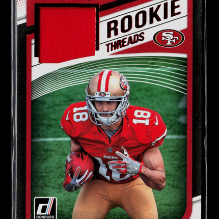 2018 Donruss Rookie Threads Dante Pettis #21 Rookie Threads Jersey