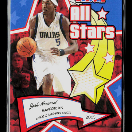2005 Topps Bazooka All-Stars Josh Howard #BAS-JH Game-Worn Shorts Memorabilia