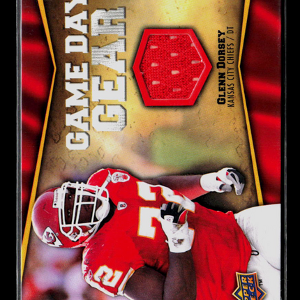 2009 Upper Deck Game Day Gear Glenn Dorsey #NFL-DO Event-Worn Jersey Memorabilia