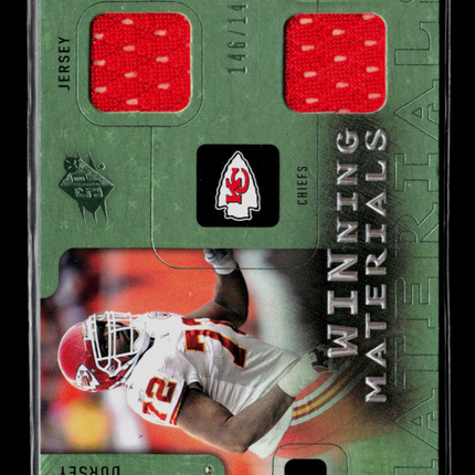 2009 SPx Winning Materials Glenn Dorsey #W-GD Dual Jersey 146/149 Jersey