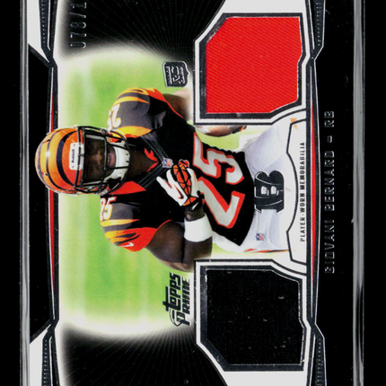 2013 Topps Prime Giovani Bernard #DR-GB Player Worn Jersey RC 078/165
