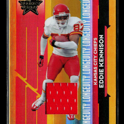 2006 Leaf Rookies & Stars Longevity Eddie Kennison #57 Game-Worn Jersey /250