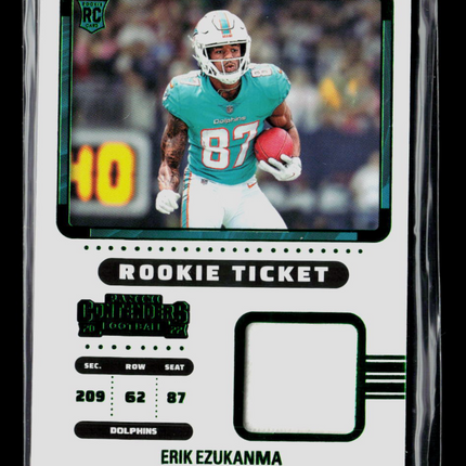 2023 Panini Contenders Football Erik Ezukanma #RTS-EEZ RC Jersey