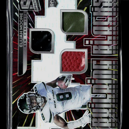 2021 Panini Spectra Elijah Moore #BB-EM RC Jersey