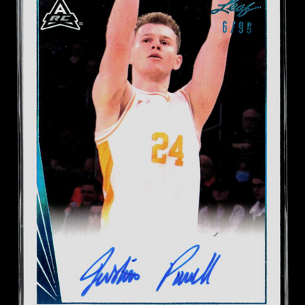 2022 Leaf Justin Powell #BA-JP1 Autograph 6/99 RC Auto