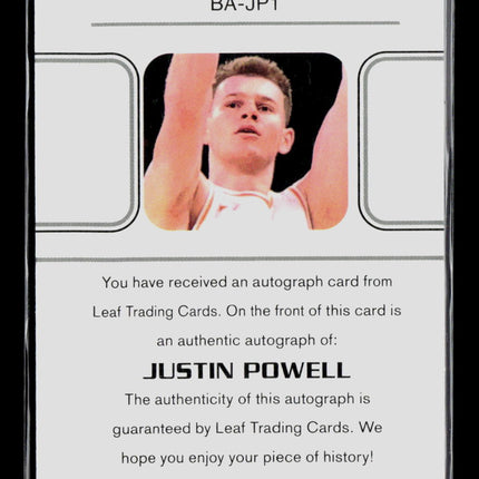 2022 Leaf Justin Powell #BA-JP1 Autograph 6/99 RC Auto