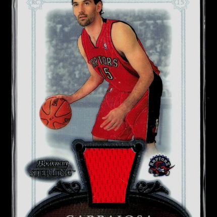 2007 Bowman Sterling Jorge Garbajosa #65 Relic RC Jersey