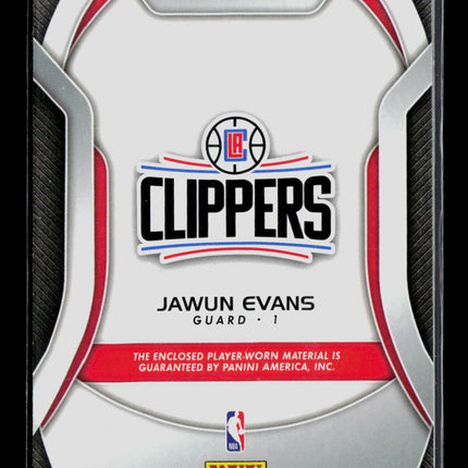 2017 Panini Prizm Jawun Evans #SW-JE Memorabilia Player-Worn Jersey