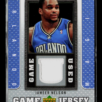 2007 Upper Deck Game Jersey Jameer Nelson #GJ-JN Game-Used Jersey Memorabilia