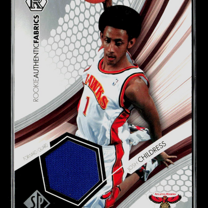 2005 SP Authentic Rookie Authentic Fabrics Josh Childress #RAF-JC Jersey