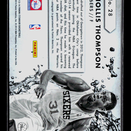 2014 Panini Titanium New Wave Hollis Thompson #28 Auto